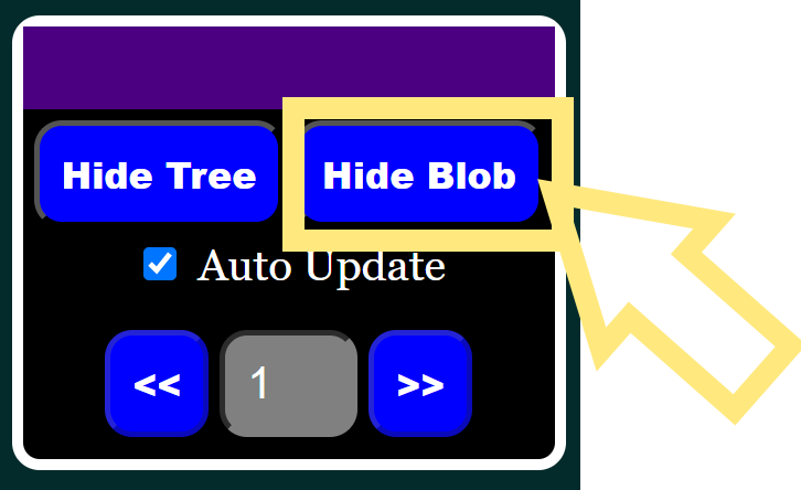 Hiding Blobs within the visualisation option